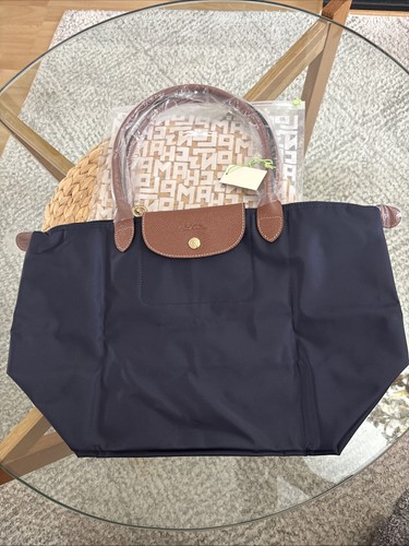 Longchamp bag large navy blue - bag,