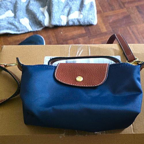 Longchamp pliage small navy - le,
