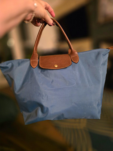 Longchamp pliage blue nylon - pliage,