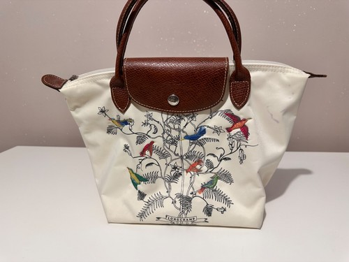 Longchamp bird embroidery - longchamp,