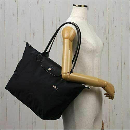 Longchamp bag black embroidery - longchamp, bag/black