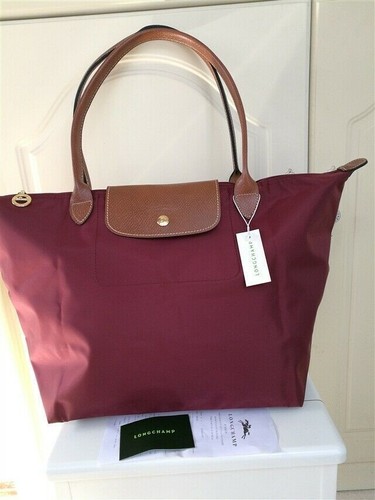 Longchamp bag wine red large - bag/wine,