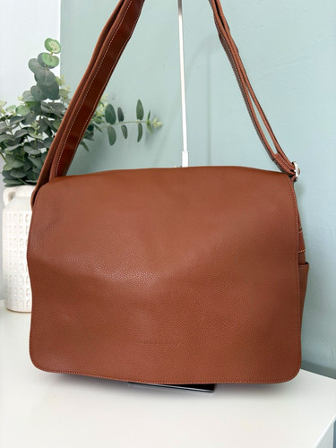 Longchamp cognac pebbled - longchamp,