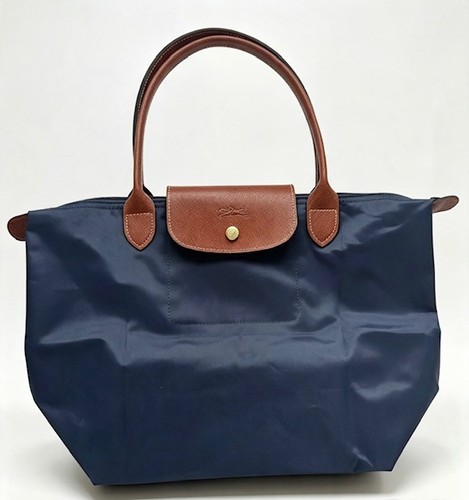 Longchamp navy blue tote - navy,