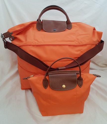 Orange longchamp pliage - longchamp, le
