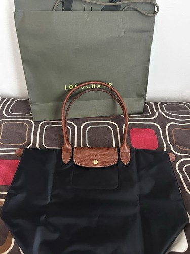 Black longchamp large tote bag - longchamp,