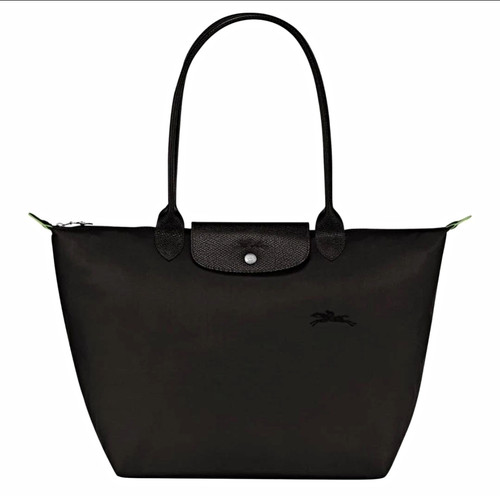 Longchamp black leather tote - longchamp,