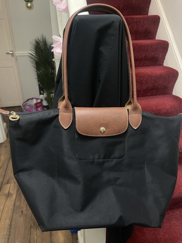 Longchamp black bag large - black,