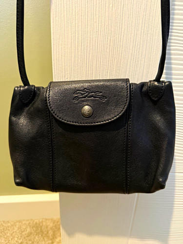 Longchamp black leather - longchamp,