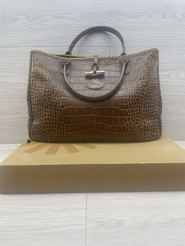 Longchamp brown leather - brown,