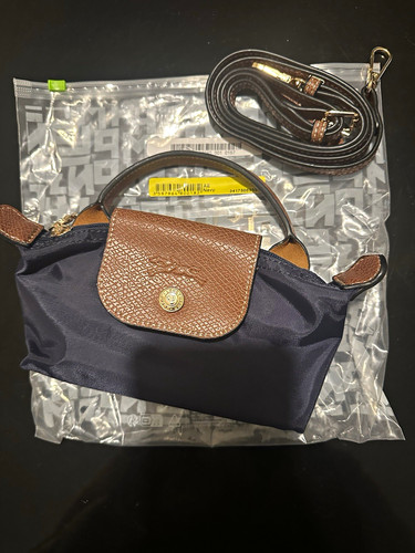 Longchamp pliage small navy - le,
