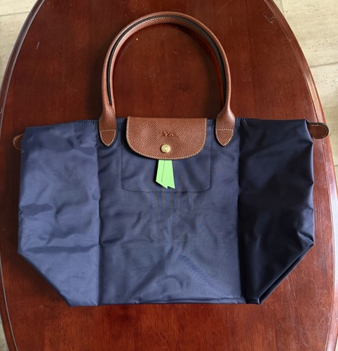 Longchamp navy blue tote bag - navy,