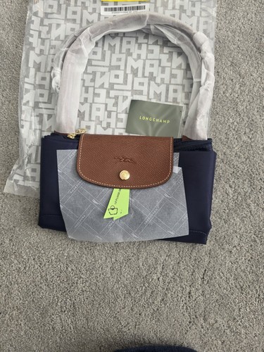 Longchamp pliage navy - navy, nylon