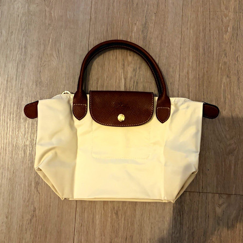 Longchamp beige brown canvas - longchamp, &