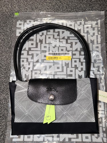 Longchamp black tote - longchamp, bag