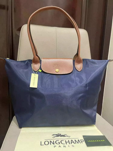 Longchamp bag navy blue - longchamp, large