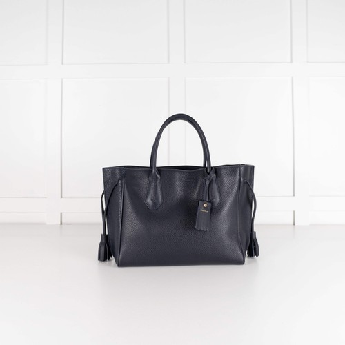 Longchamp navy textured - longchamp,